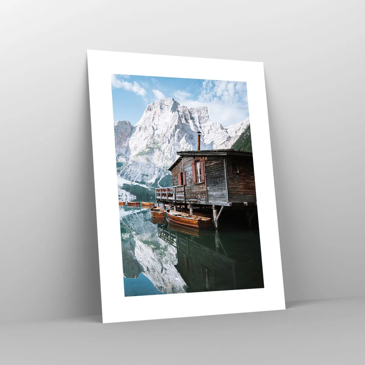 Poster - Kristallklarer Bergmorgen - 30x40 cm