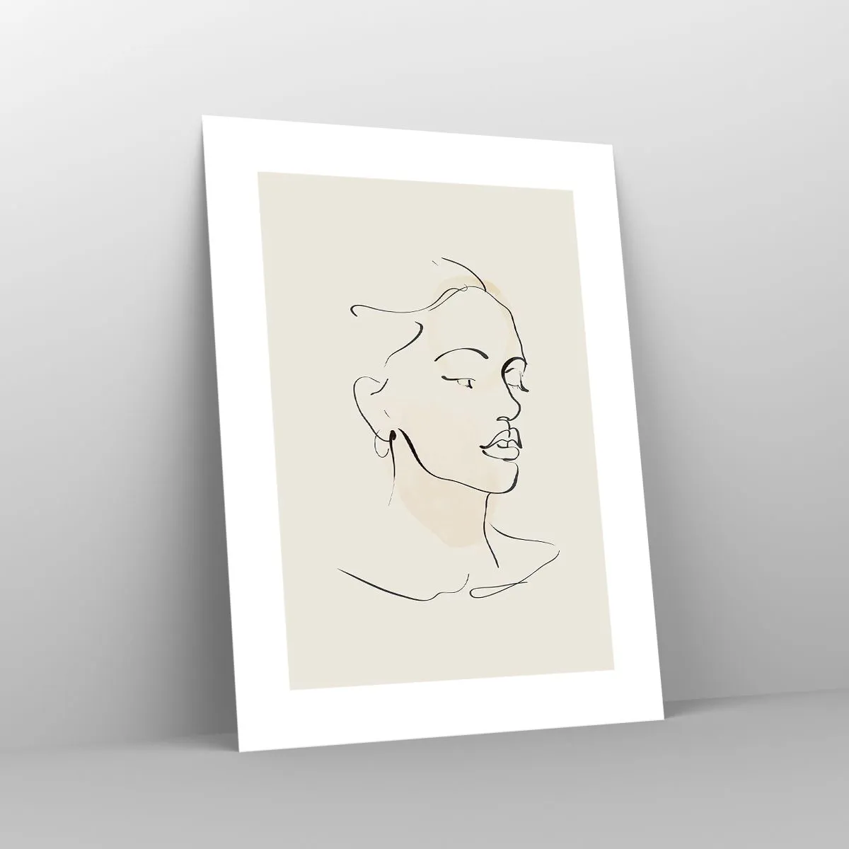 Poster - With a Decisive Line - 30x40 cm