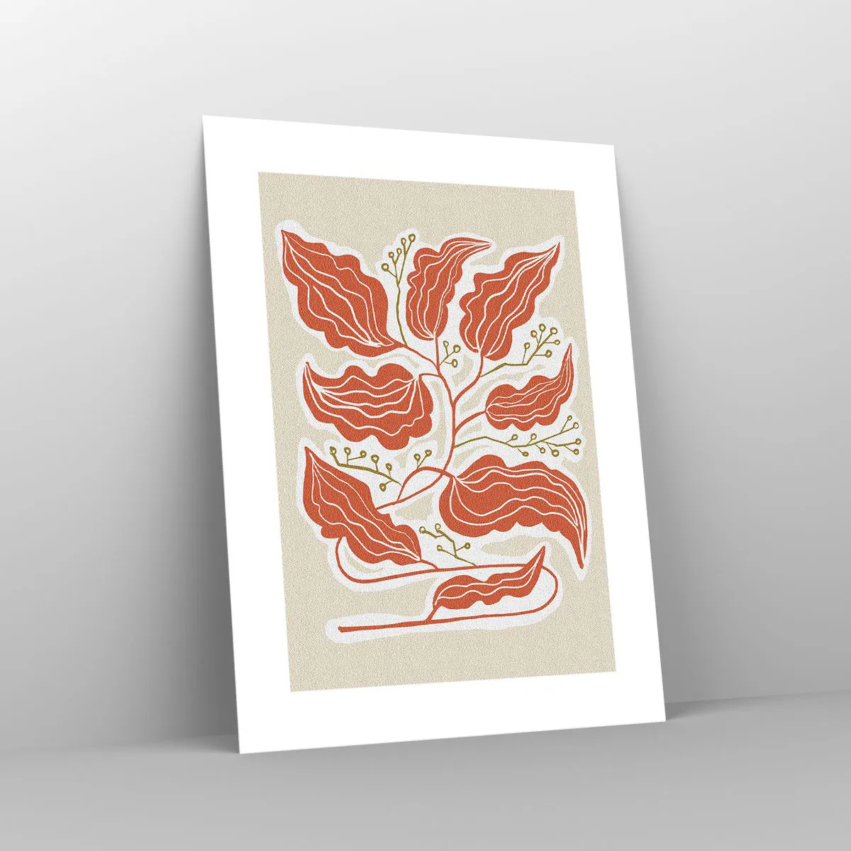 Plagát - Ľudovo a koralovo - 30x40 cm