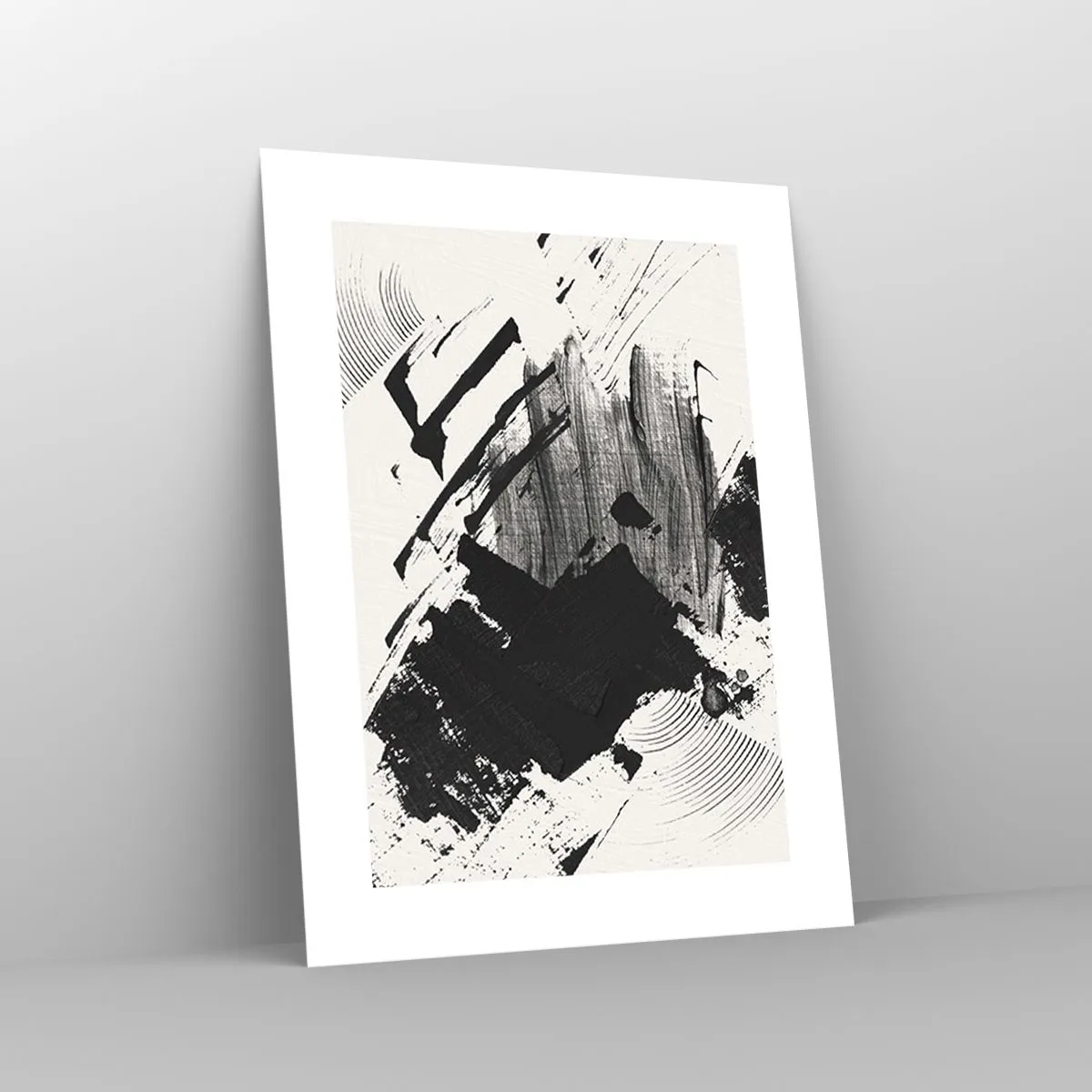 Affiche - Poster - Abstraction – expression du noir - 30x40 cm