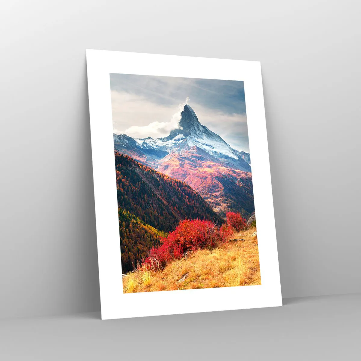Affisch - Alpin höst - 30x40 cm