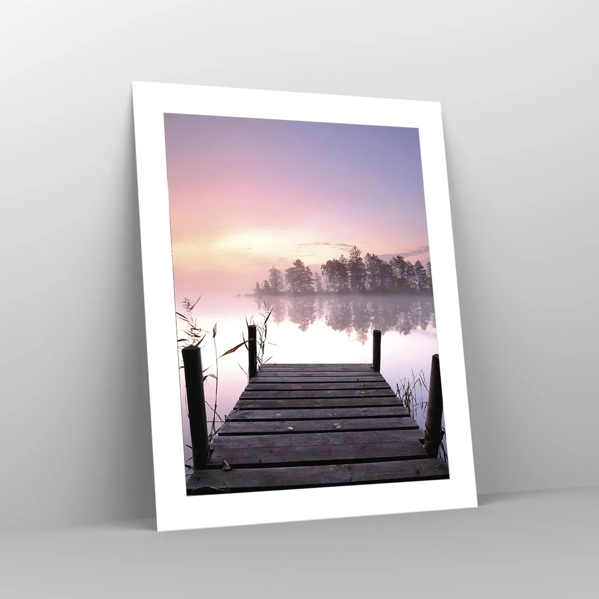 Poster - Din ceața de liliac... - 40x50 cm