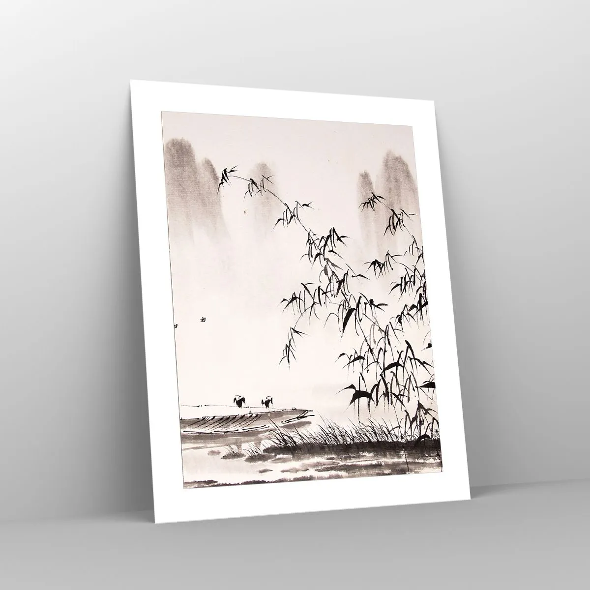 Poster - Die Stille der Reisfelder - 40x50 cm