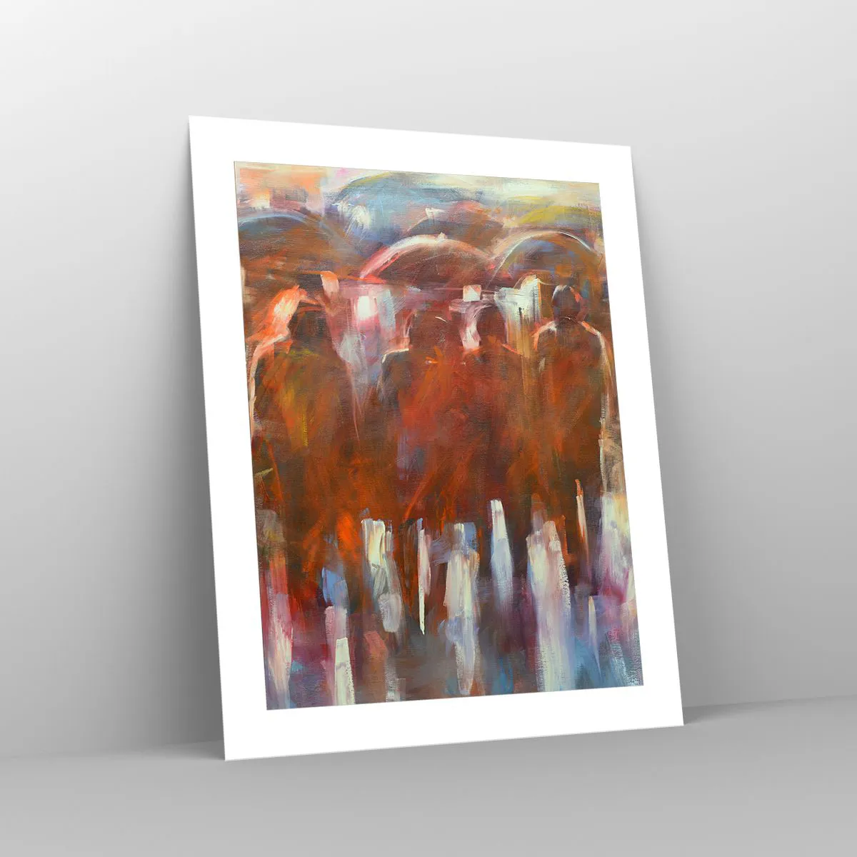 Affisch - Jämna i regn och dimma - 40x50 cm