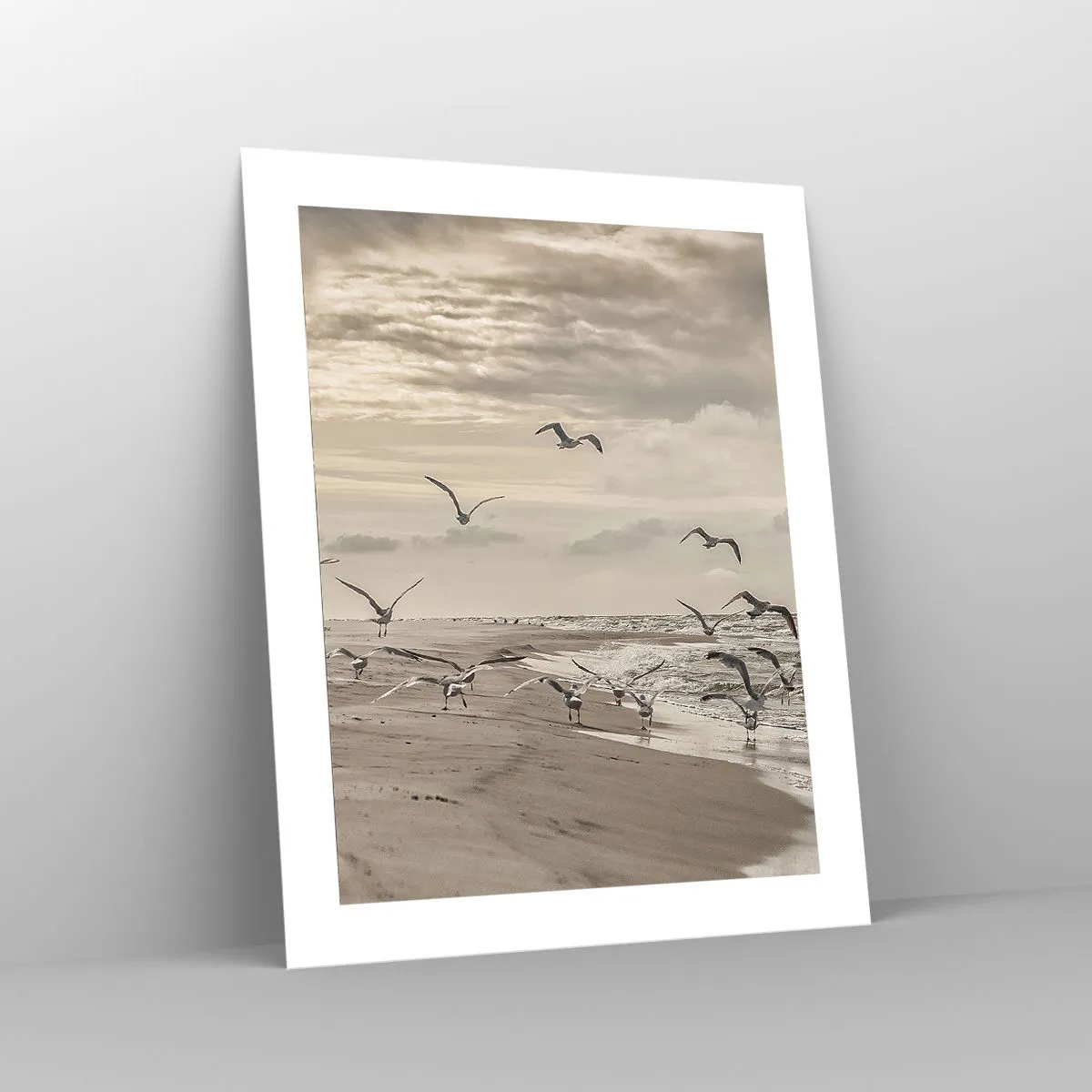 Plakat - Havet brummer, fuglene synger - 40x50 cm