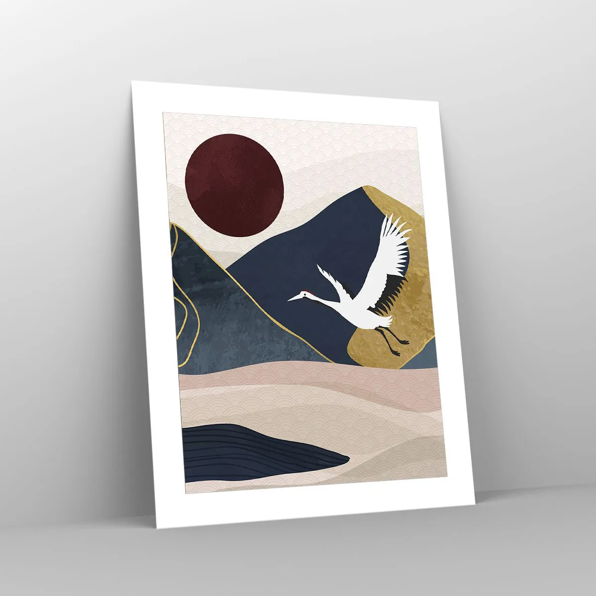 Affiche - Poster - Encore une fois, la journée s'est ÉCOULÉE - 40x50 cm