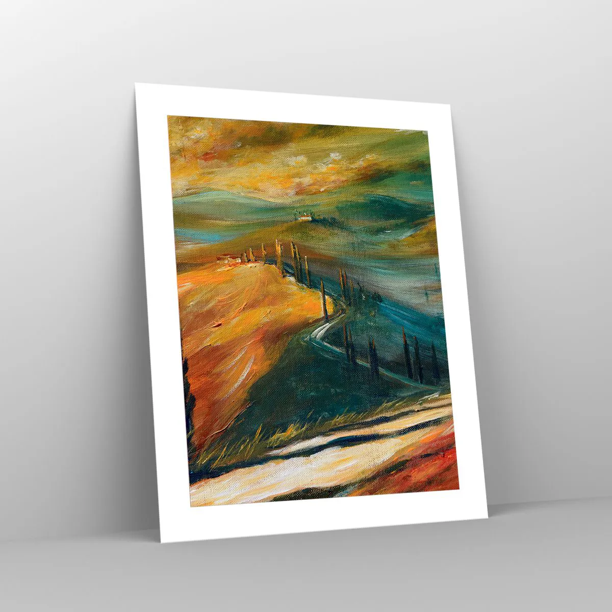 Plakat - Toskański pejzaż - 40x50 cm