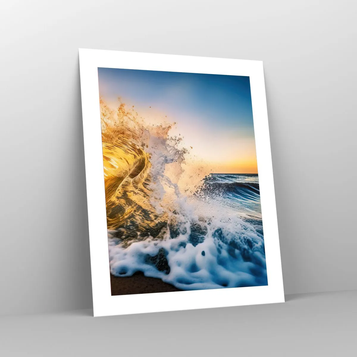 Póster - Jugando en la arena - 40x50 cm