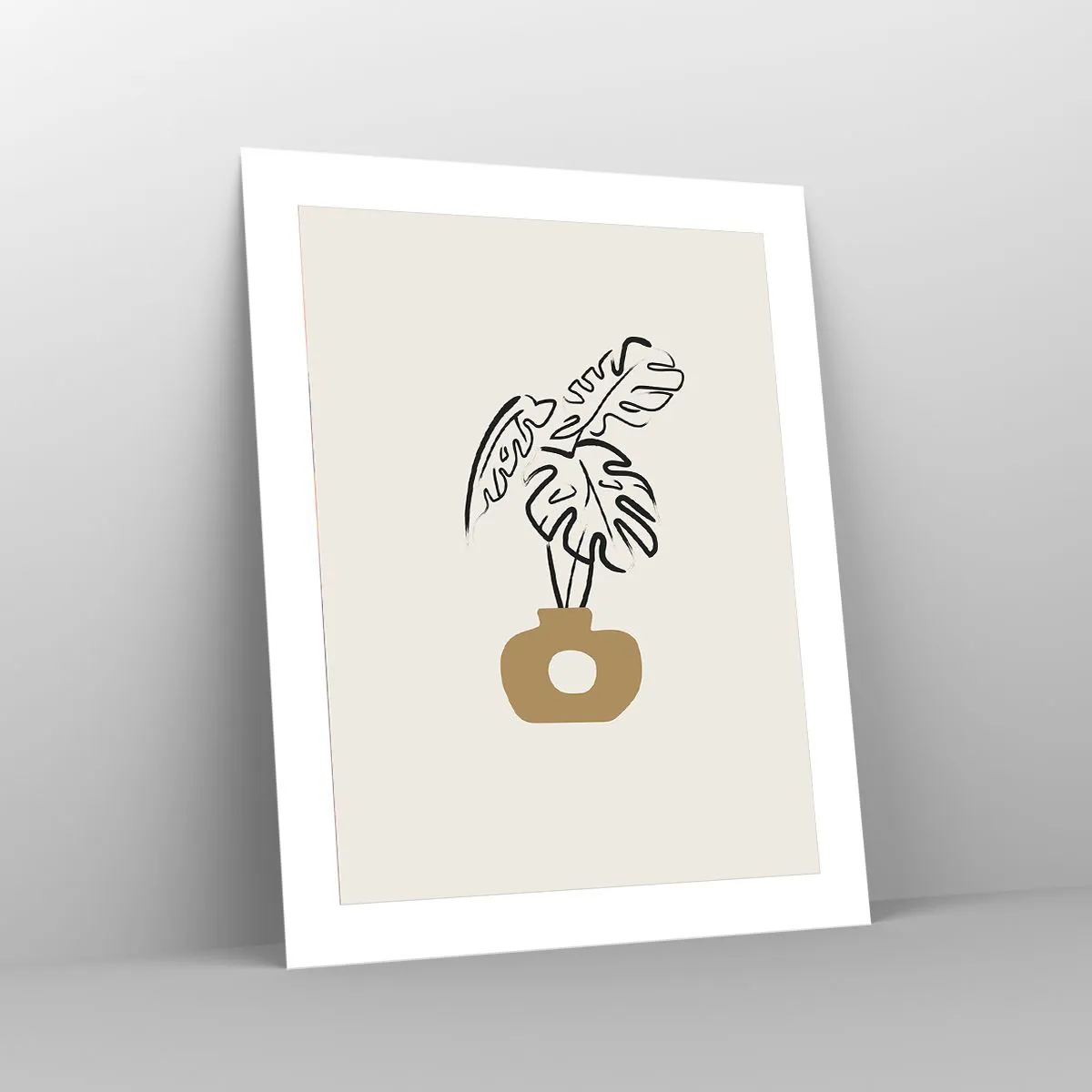 Plakat - Monstera – ozdoba domu - 40x50 cm