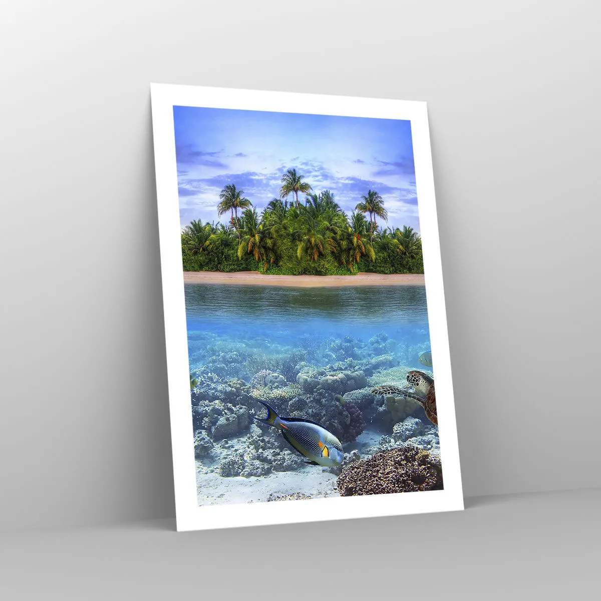 Poster - Heavenly Island Invites You - 50x70 cm