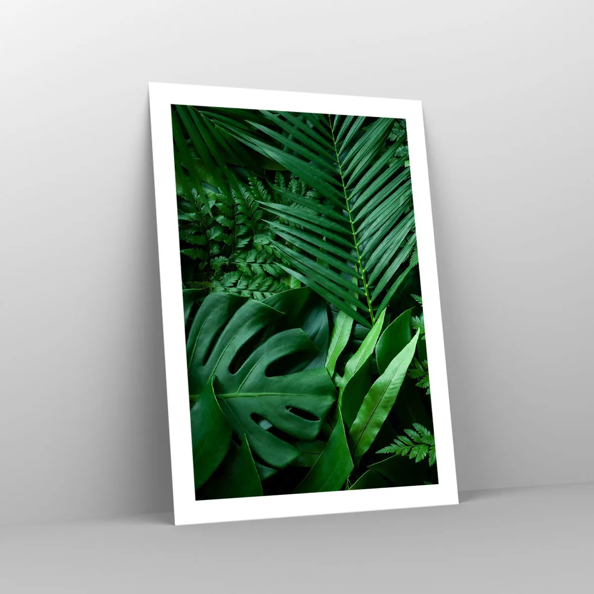 Plakat - Kranset i grønt - 50x70 cm