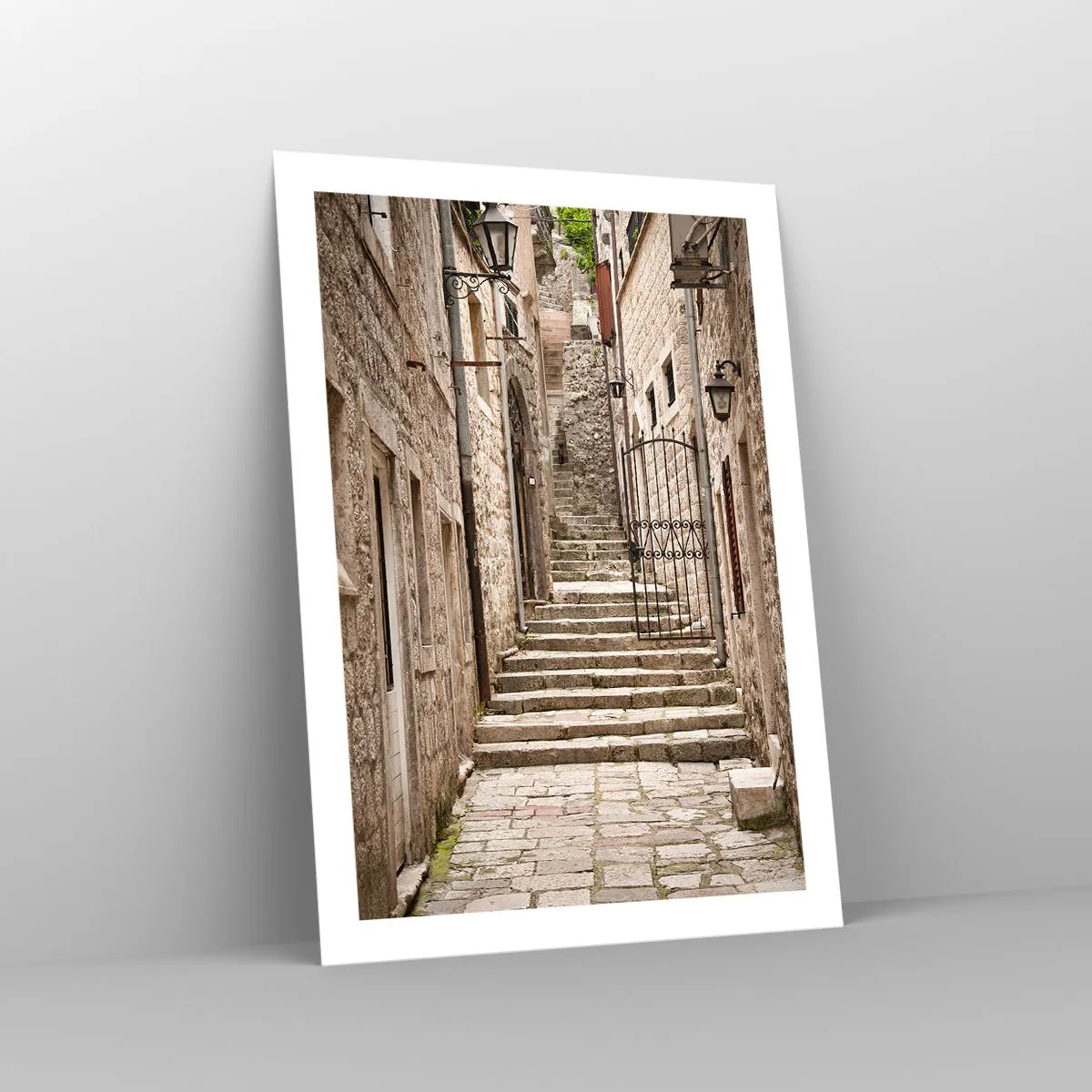 Plakat - Magisk gammel gade - 50x70 cm