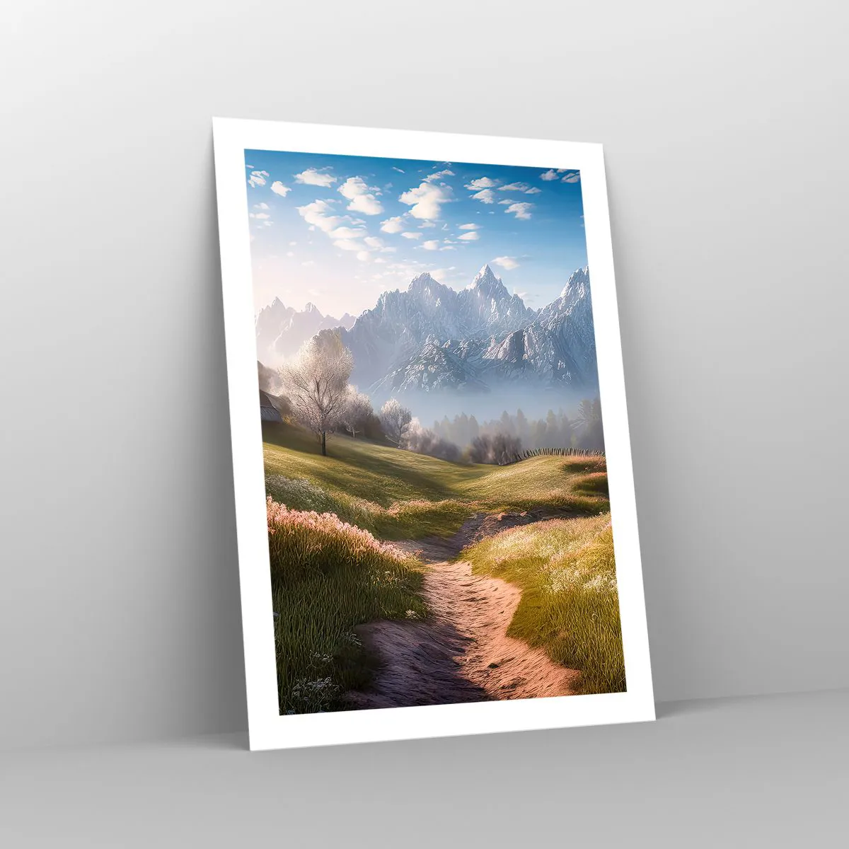 Plakat - Idyllisk dal - 50x70 cm