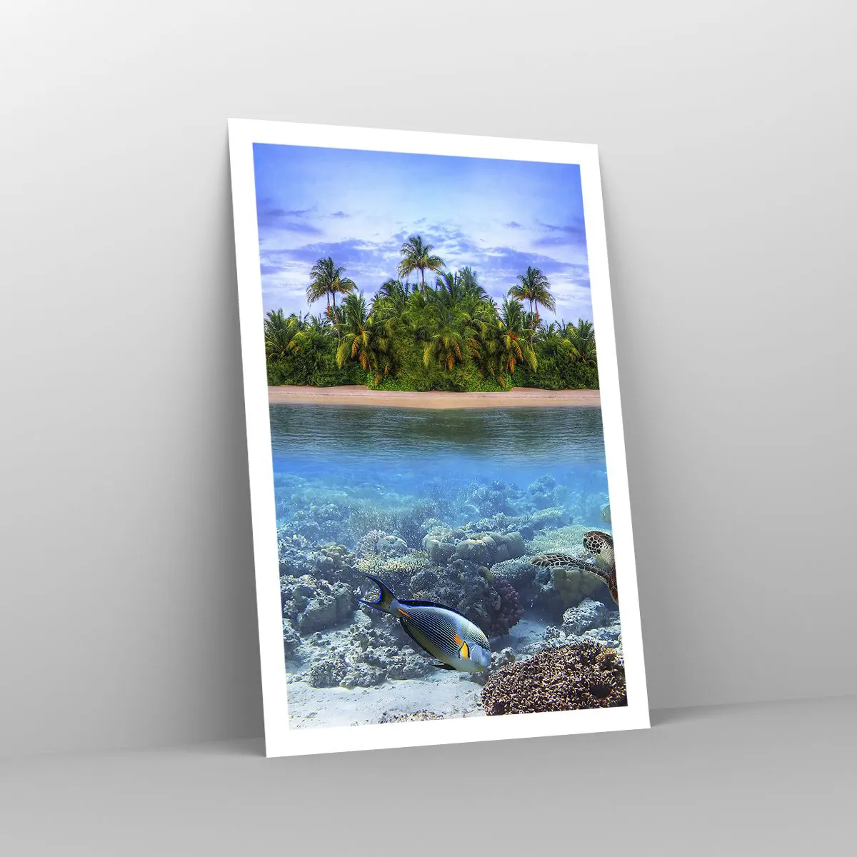 Plakat - Den himmelske ø inviterer dig - 61x91 cm