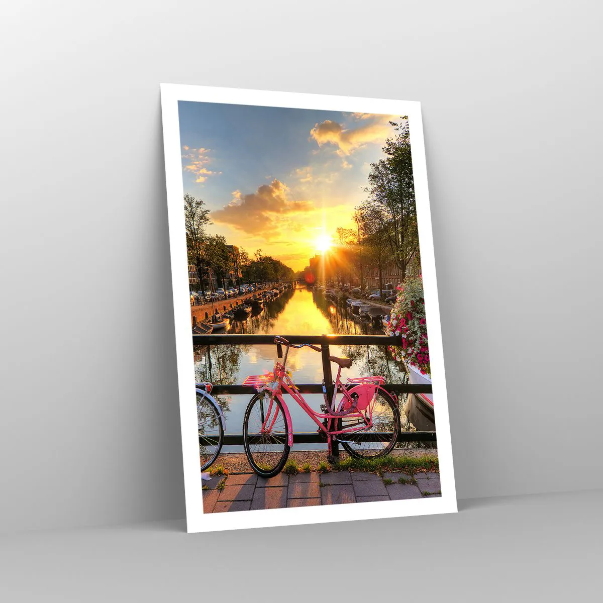 Poster - Spring Morning in Amsterdam - 61x91 cm