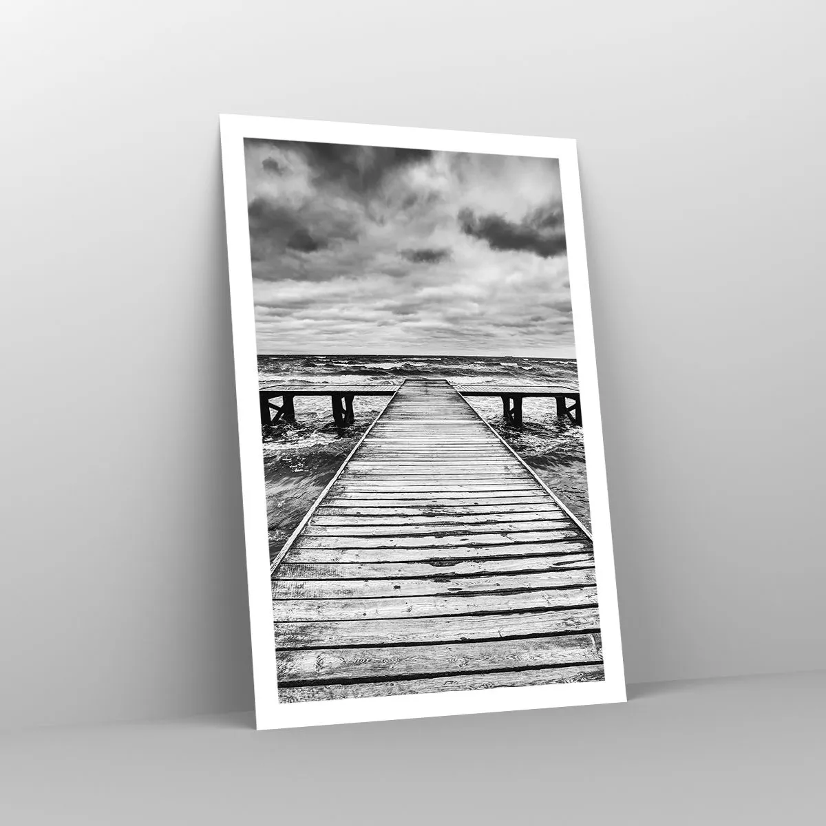 Plakat - Czekam na wiatr, co rozgoni… - 61x91 cm