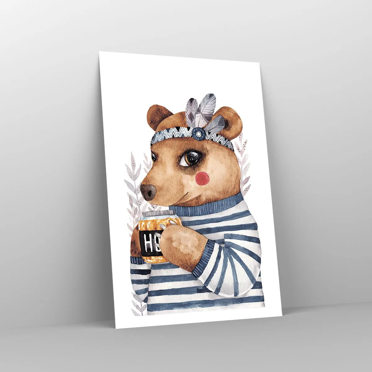 Poster - Sweet Lady Bear - 61x91 cm