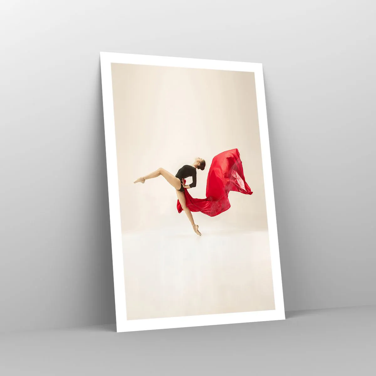 Plakat - Rød og sort - 61x91 cm