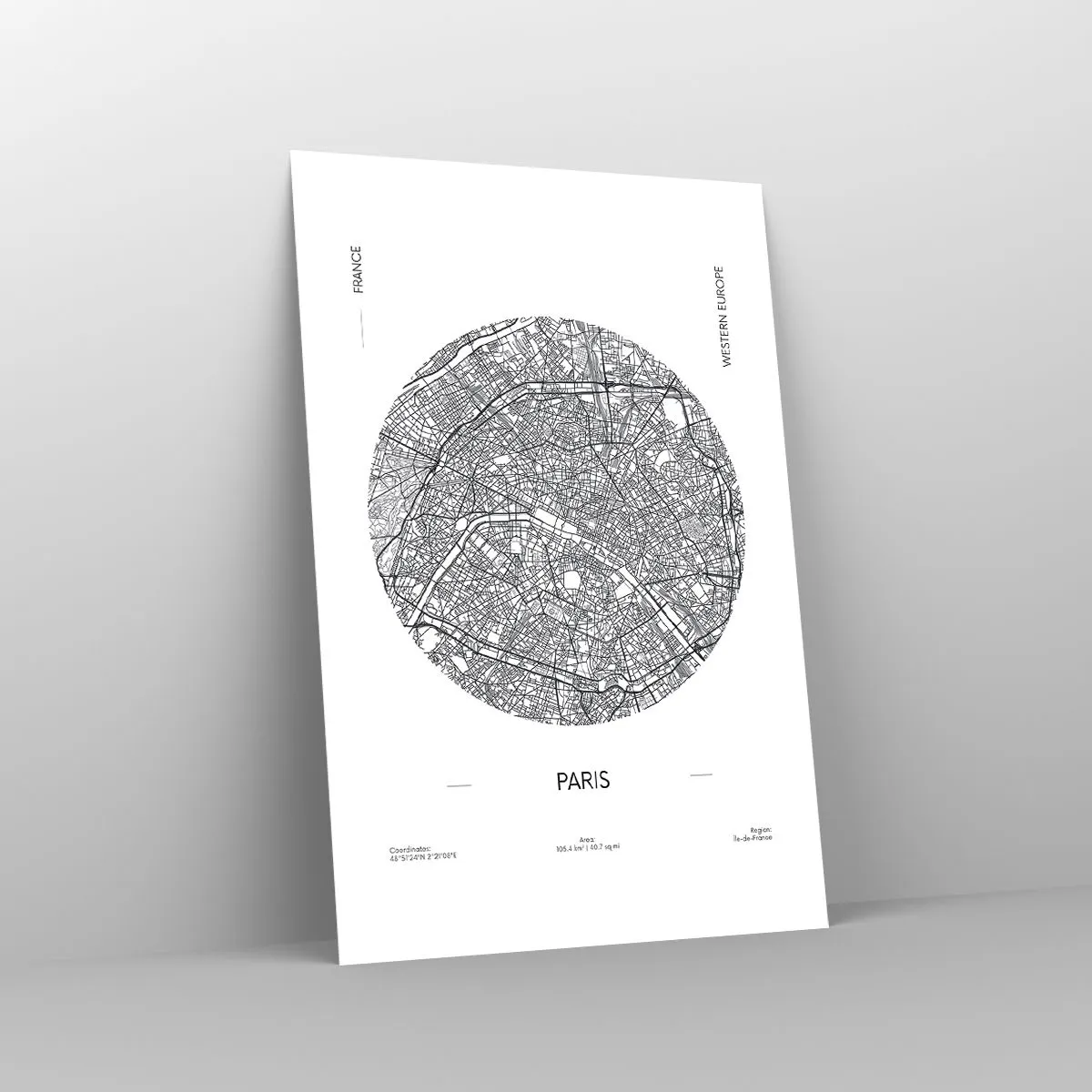 Plakát - Anatomie Paříže - 61x91 cm