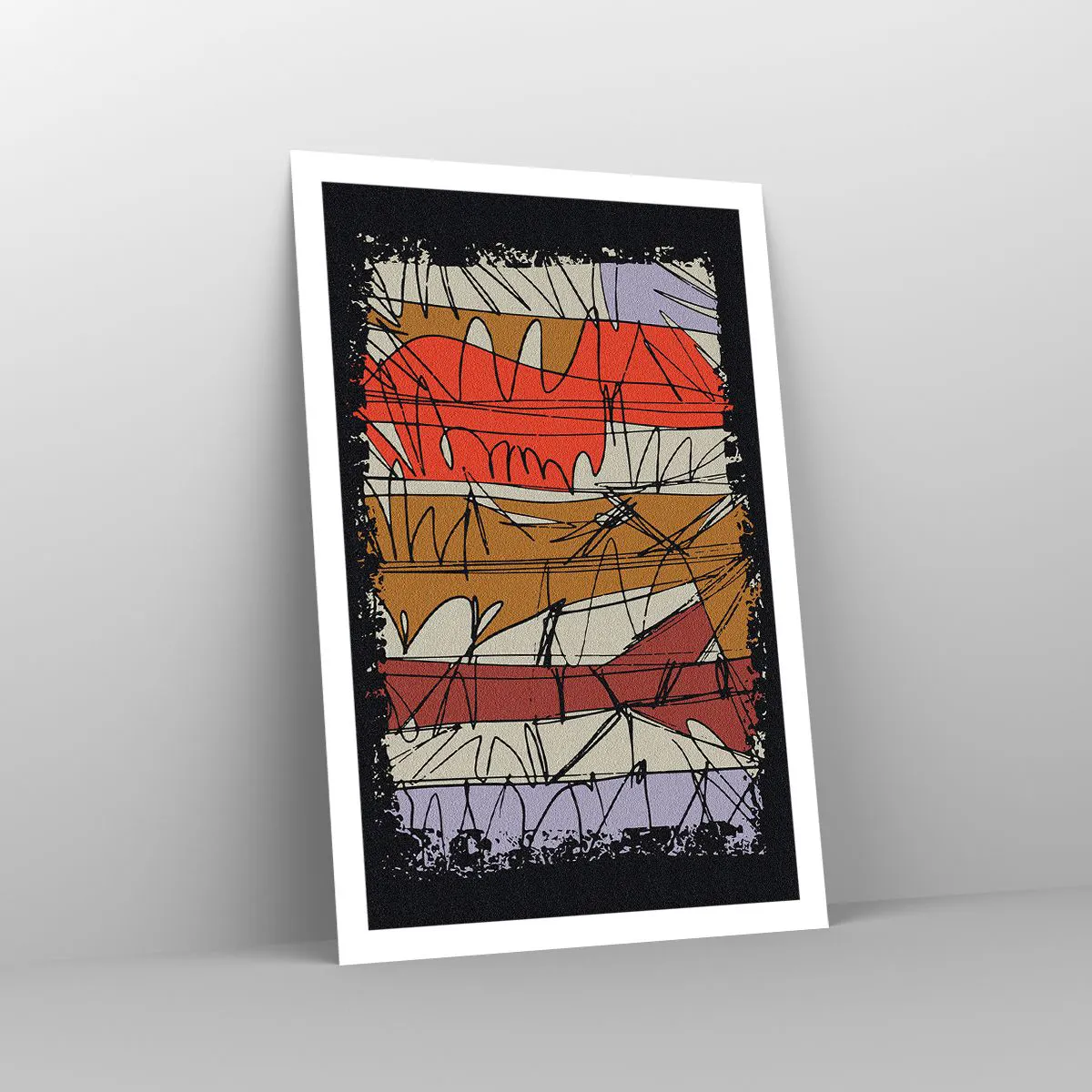 Affisch - Spontan komposition - 61x91 cm