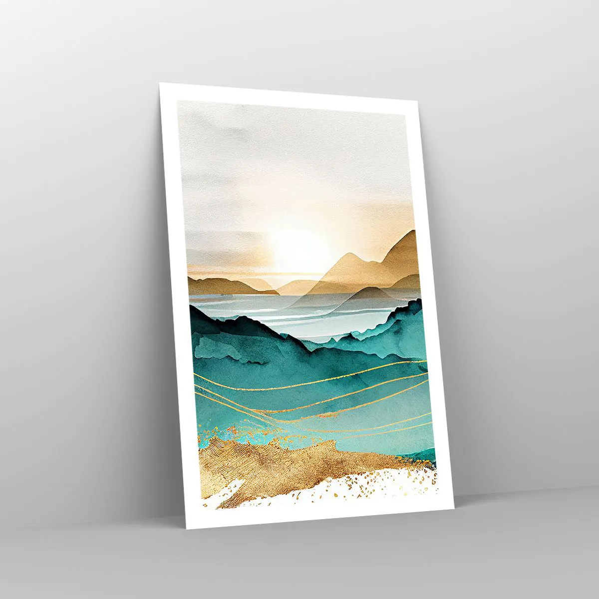 Plagát - Na pokraji abstrakcie – krajina - 61x91 cm