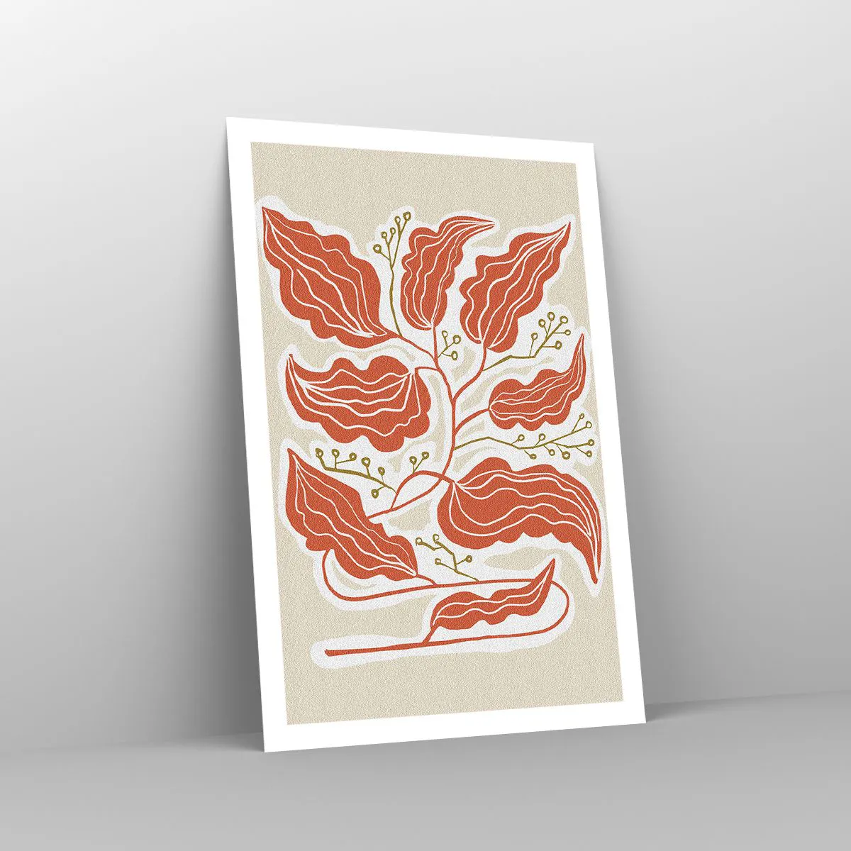 Poster - Folk and Coral - 61x91 cm