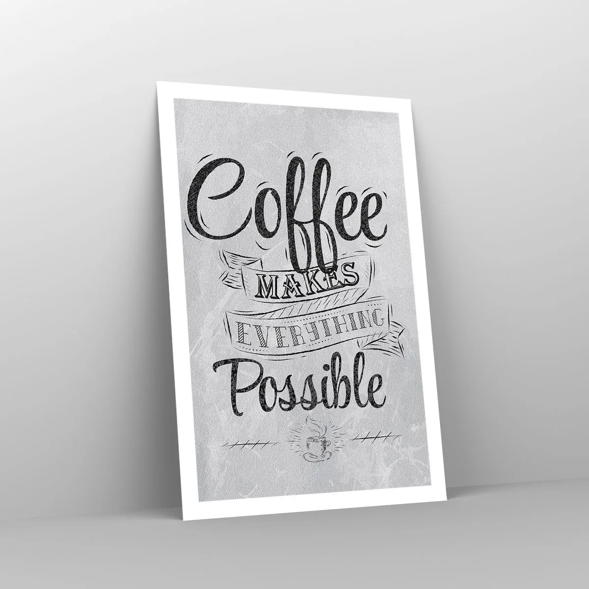 Poster - Wie kann man Kaffee nicht lieben? - 61x91 cm