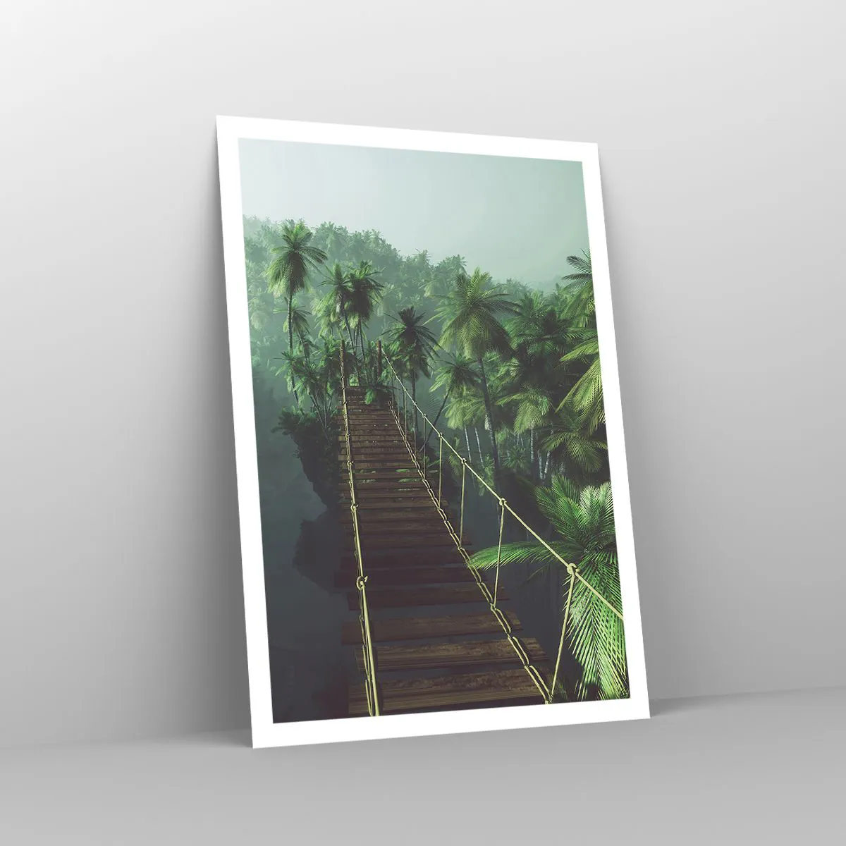 Poster - Über der Brandung des Grüns - 70x100 cm