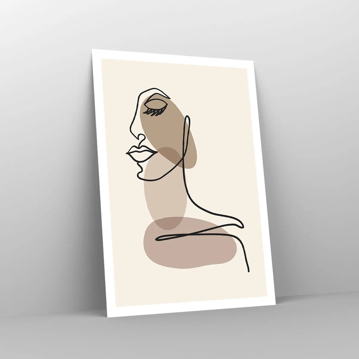 Plakat - Pewna linia piękna - 70x100 cm