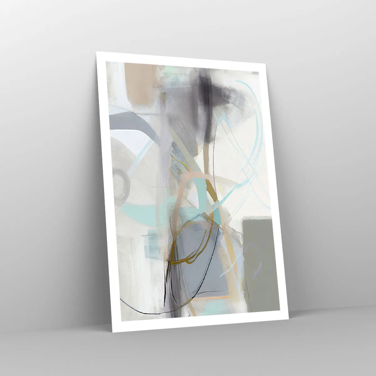 Poster - Neblige Abstraktion - 70x100 cm