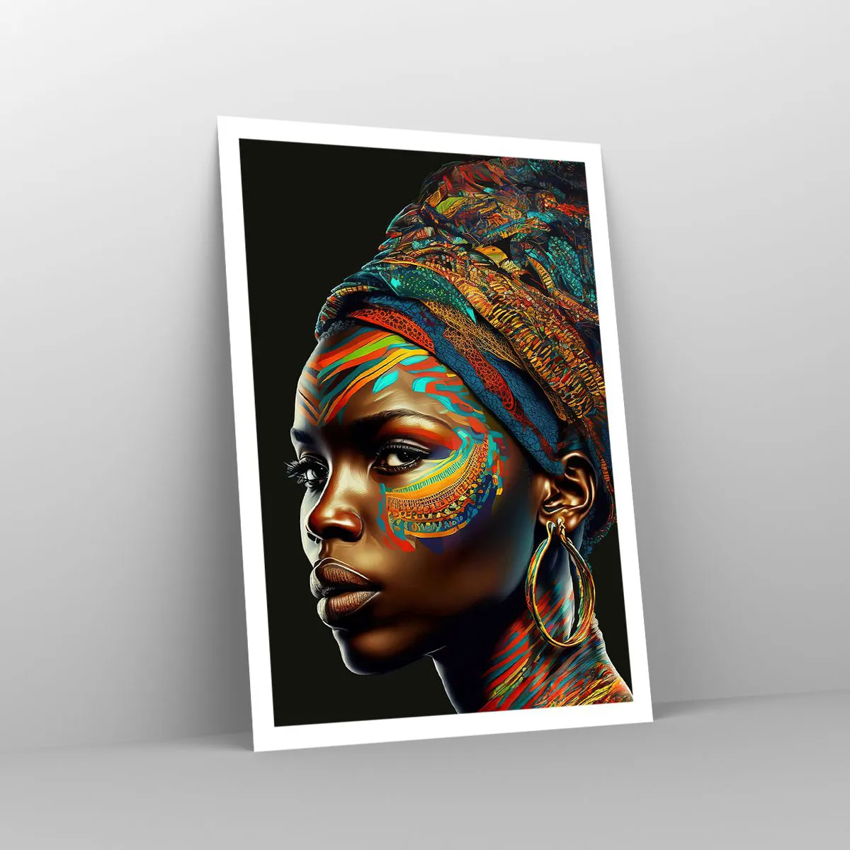 Plakat - Afrykańska królowa - 70x100 cm