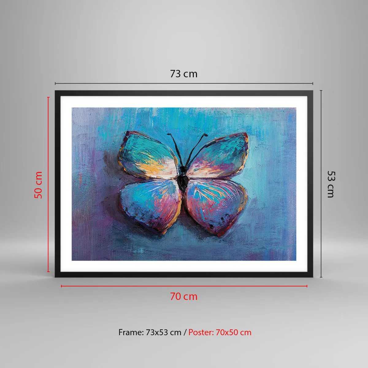 Poszter fehér keretben - Teljes pompájában - 70x50 cm