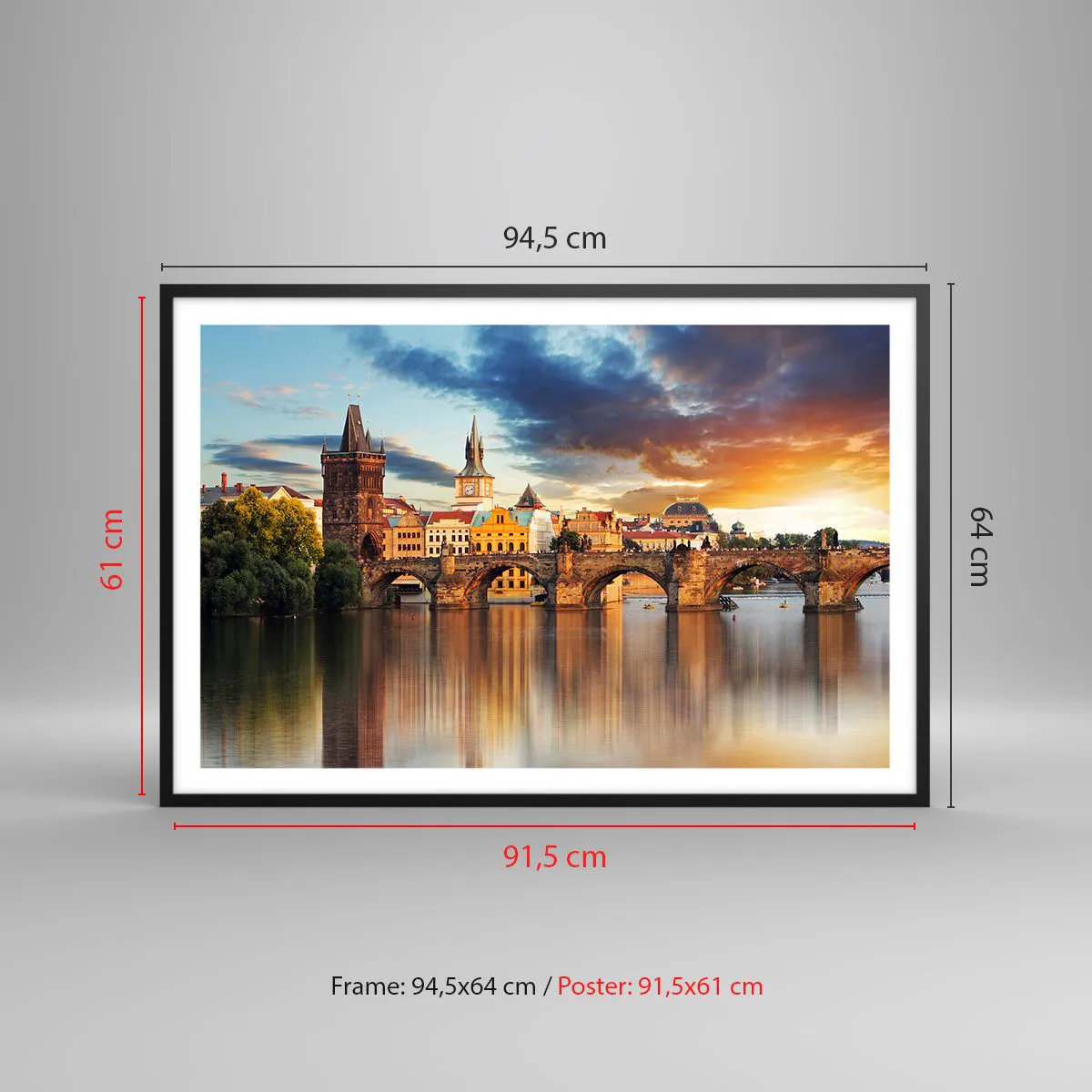 Plakat w czarnej ramie - Piękna od wieków - 91x61 cm