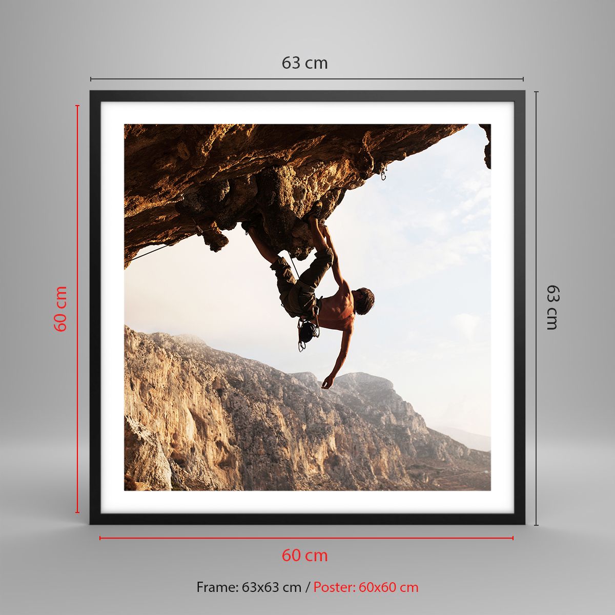 Affiche Poster 60x60cm Tableaux Image Photo Abstraction Artistique