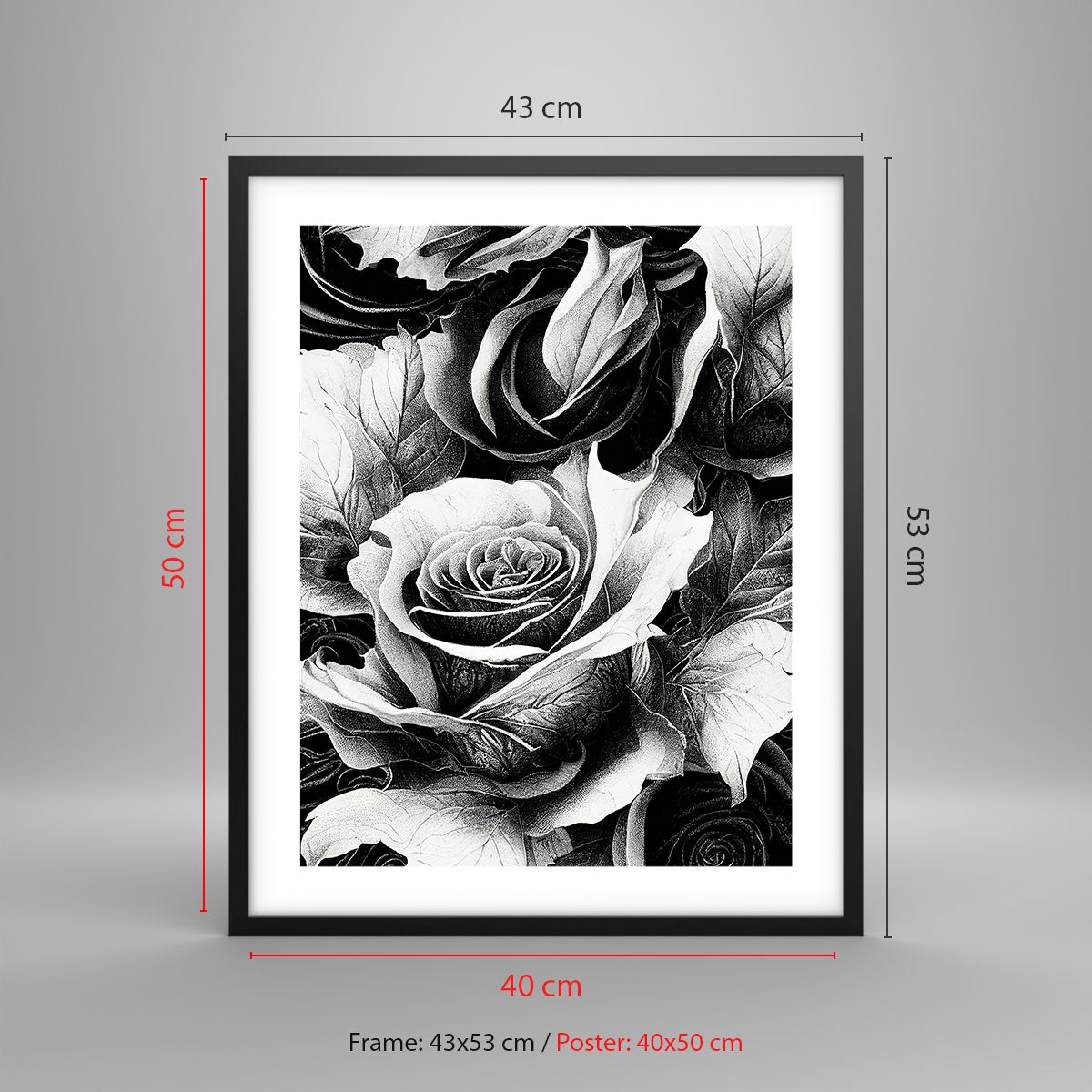 Komar Poster Mosaico Azzurro – Stampa Artistica 50x70 Cm, Carta Premium Opaca, Senza Cornice, Made In Germany