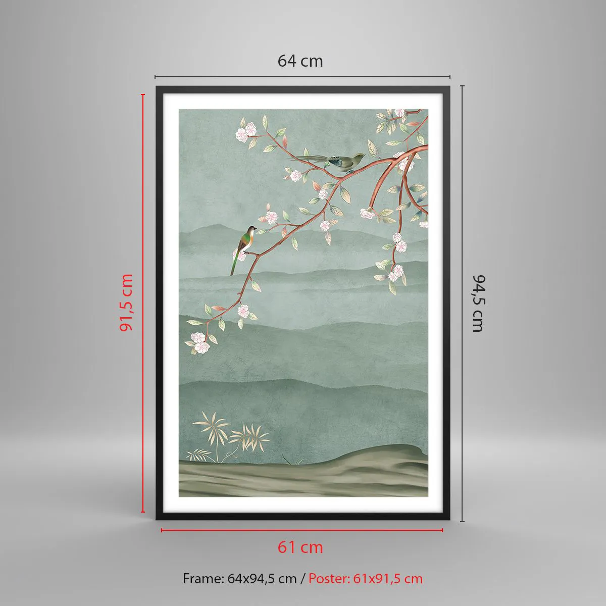 Poszter fehér keretben - Tavasz, ah, te vagy az - 61x91 cm