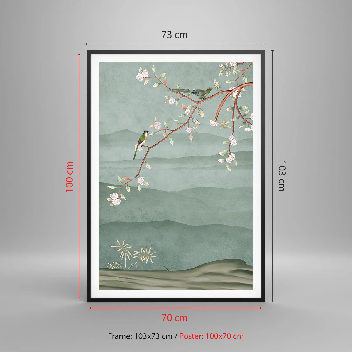 Poszter fehér keretben - Tavasz, ah, te vagy az - 70x100 cm