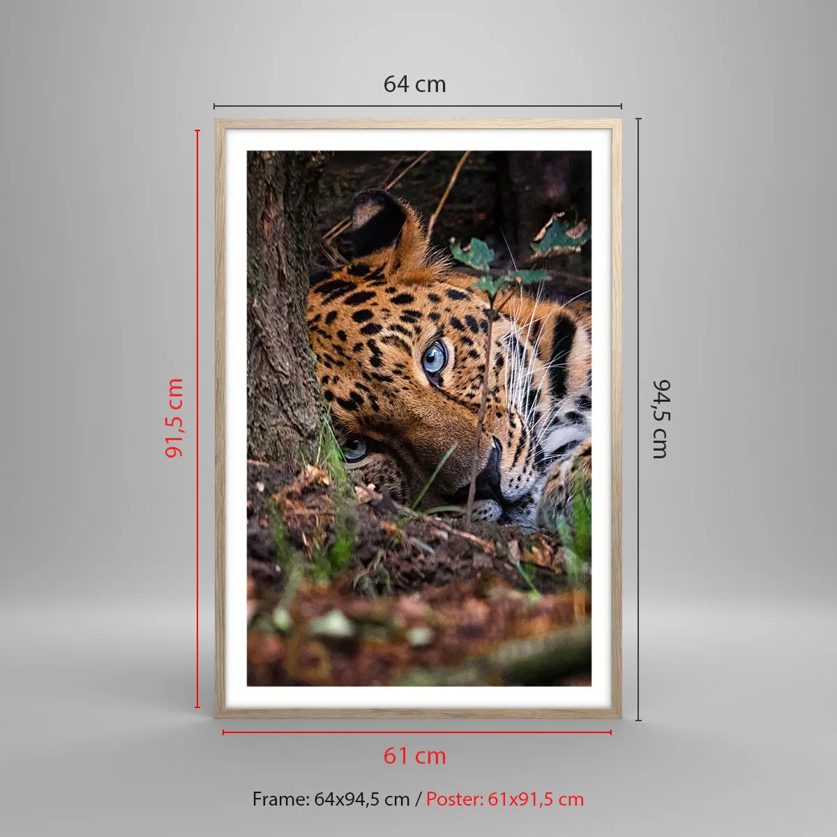 Plakat w ramie jasny dąb - Zaufaj mi - 61x91 cm