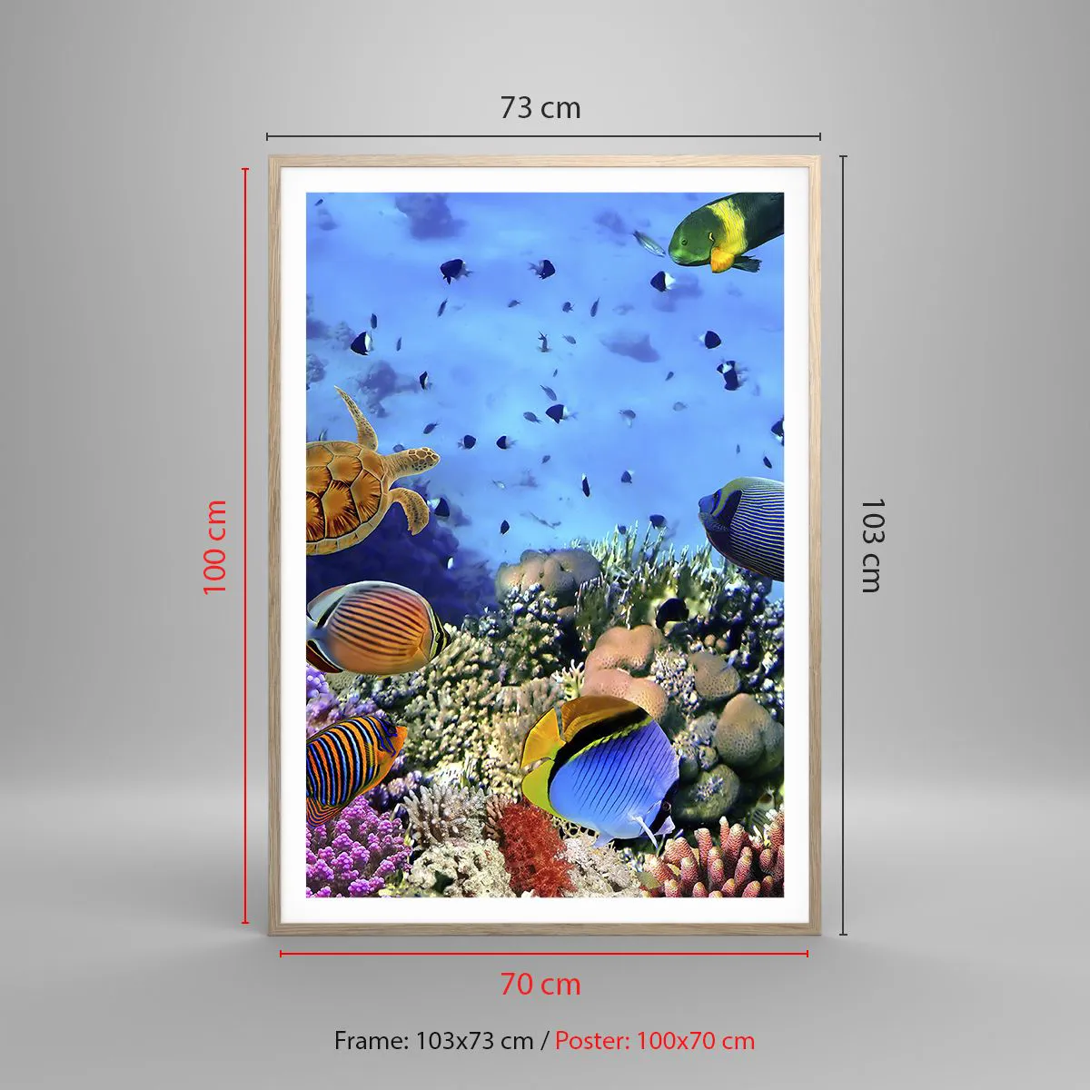 Affiche dans un chêne clair - Poster - Et que sait-on de la vie… - 70x100 cm