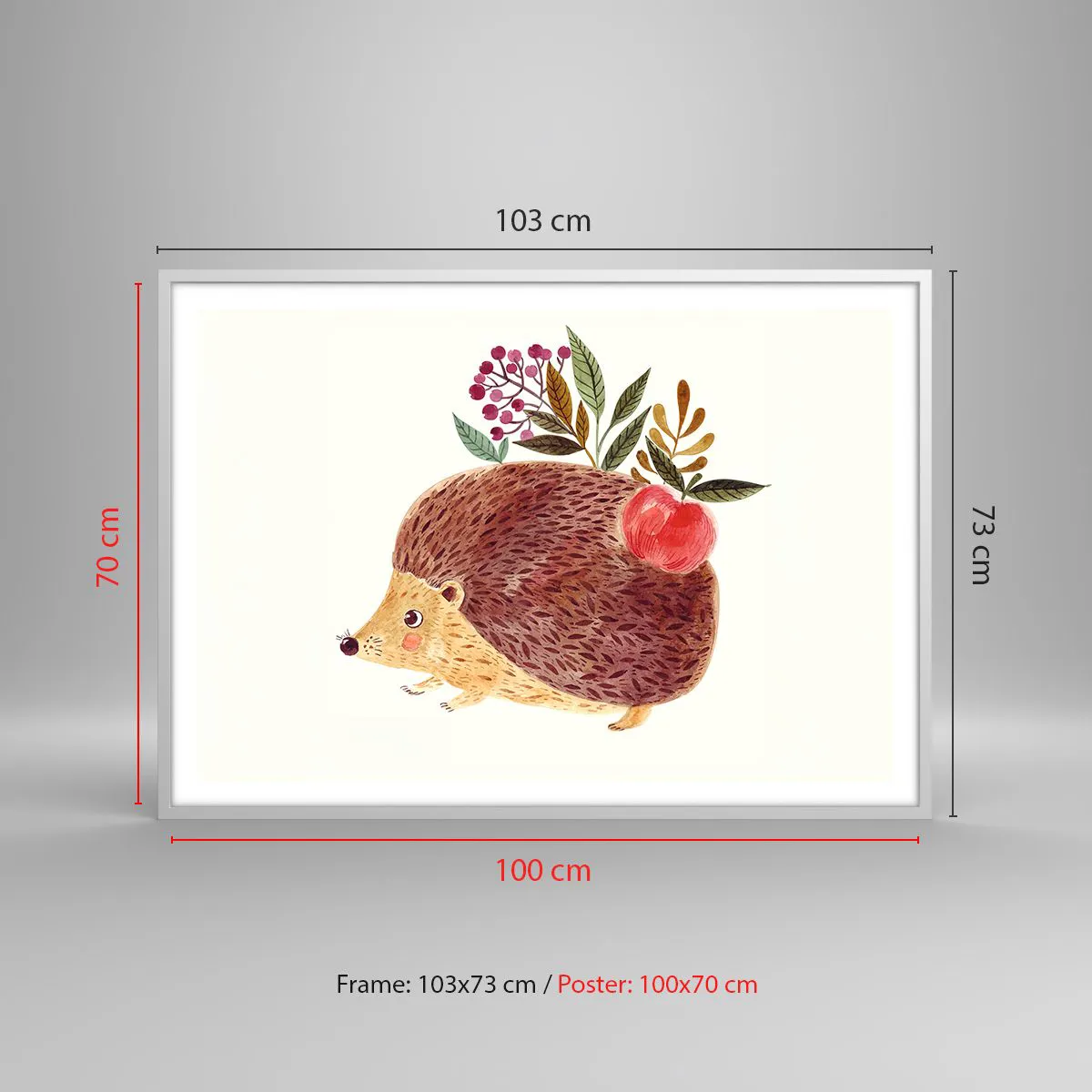 Poster in white frmae - And Now You Like Me! - 100x70 cm