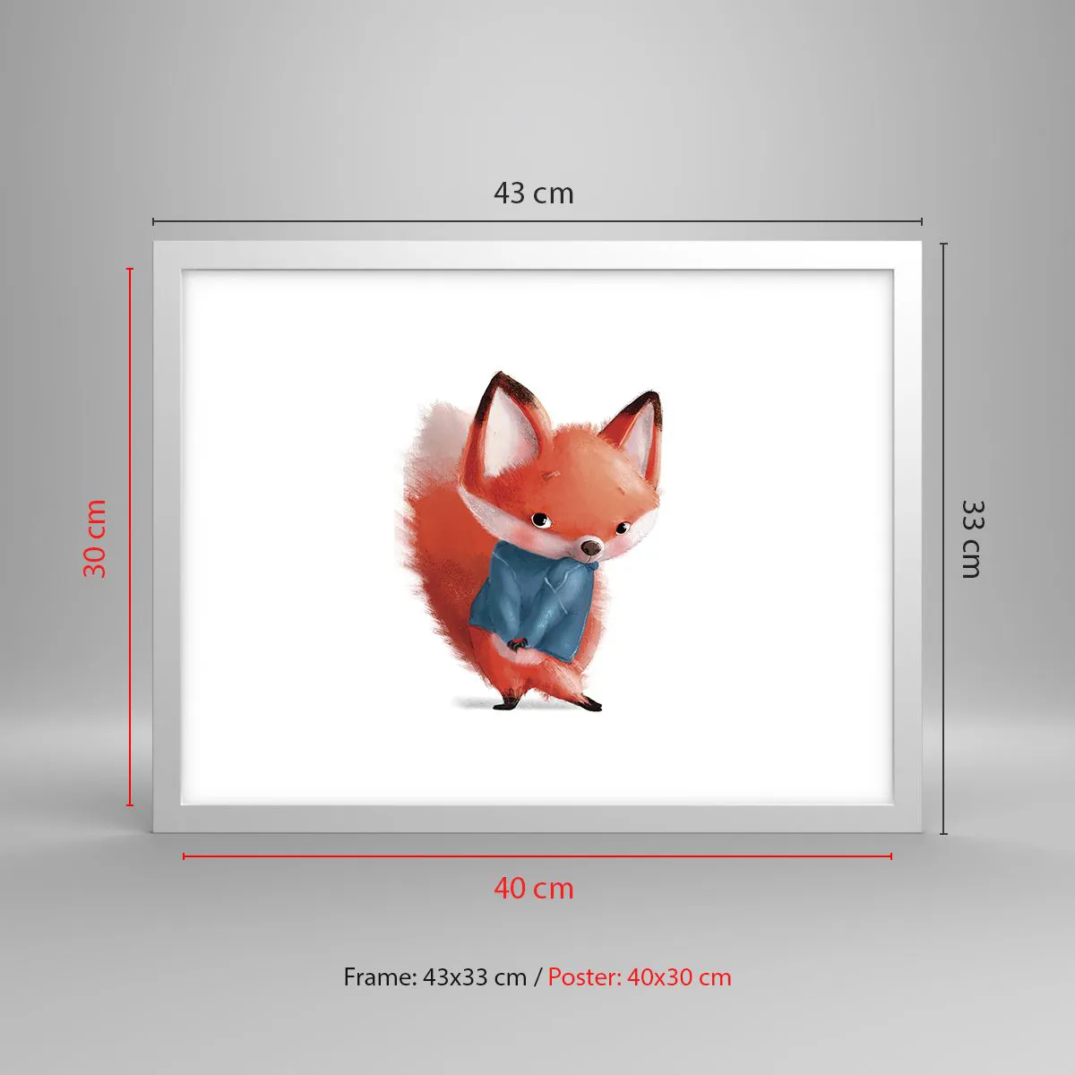 Poster in white frmae - Do I Look Good in It? - 40x30 cm