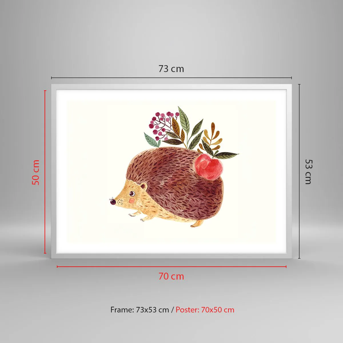 Poster in einem weißen Rahmen - Und dann magst du mich schon - 70x50 cm