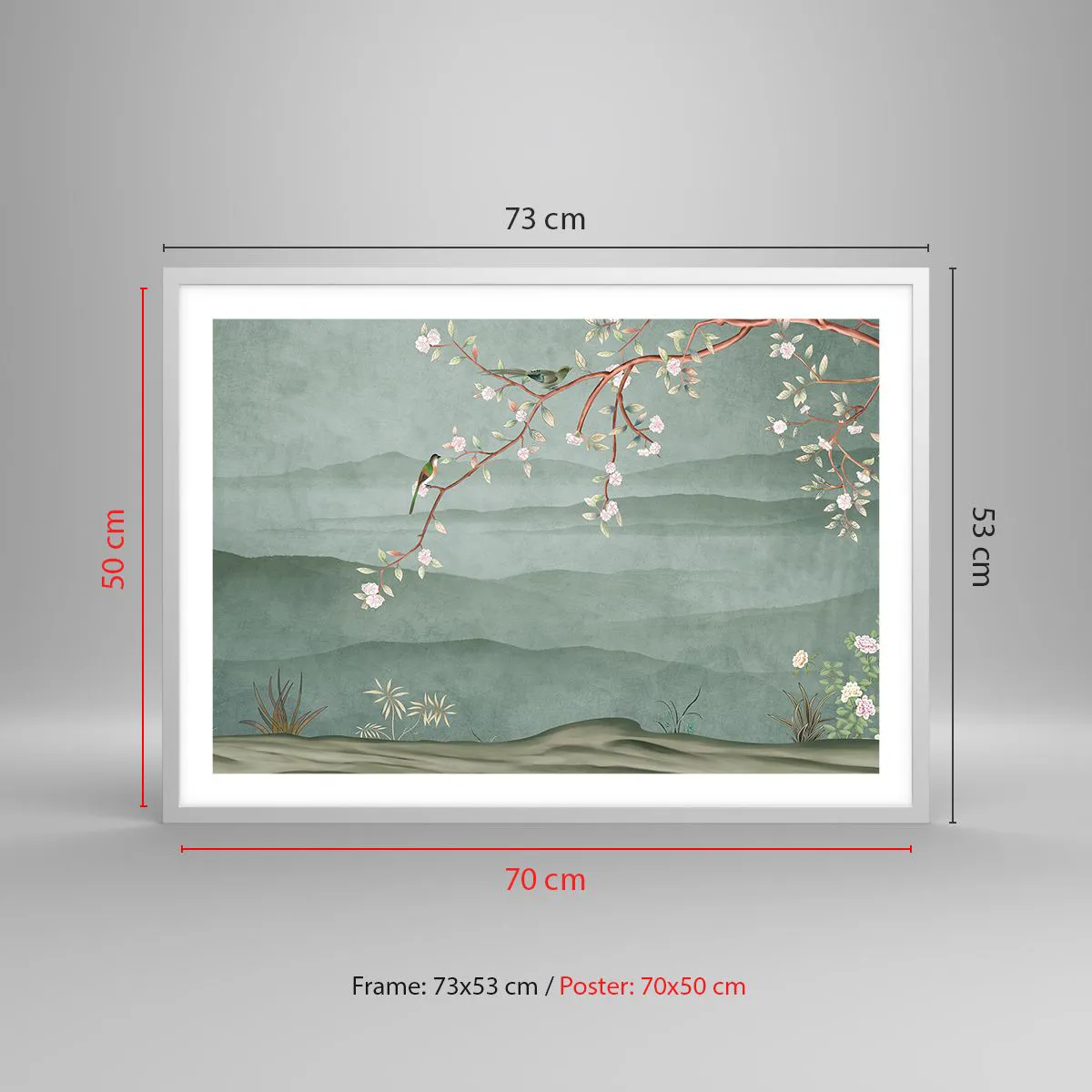 Poszter fekete keretben - Tavasz, ah, te vagy az - 70x50 cm