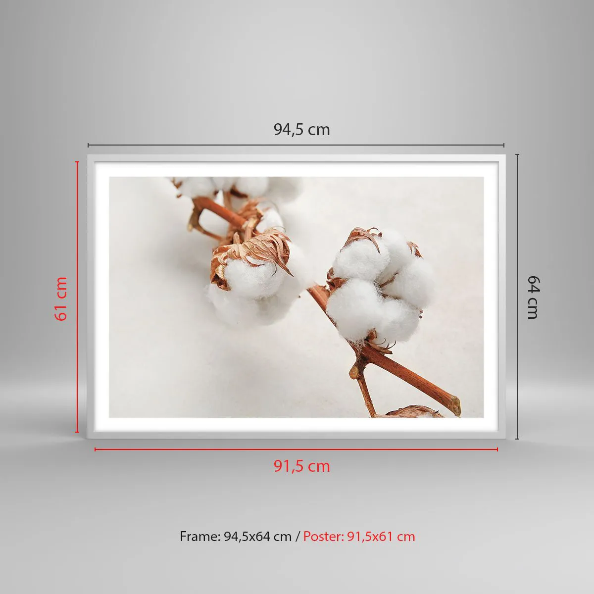 Poszter fekete keretben - Csak ölelkezni - 91x61 cm