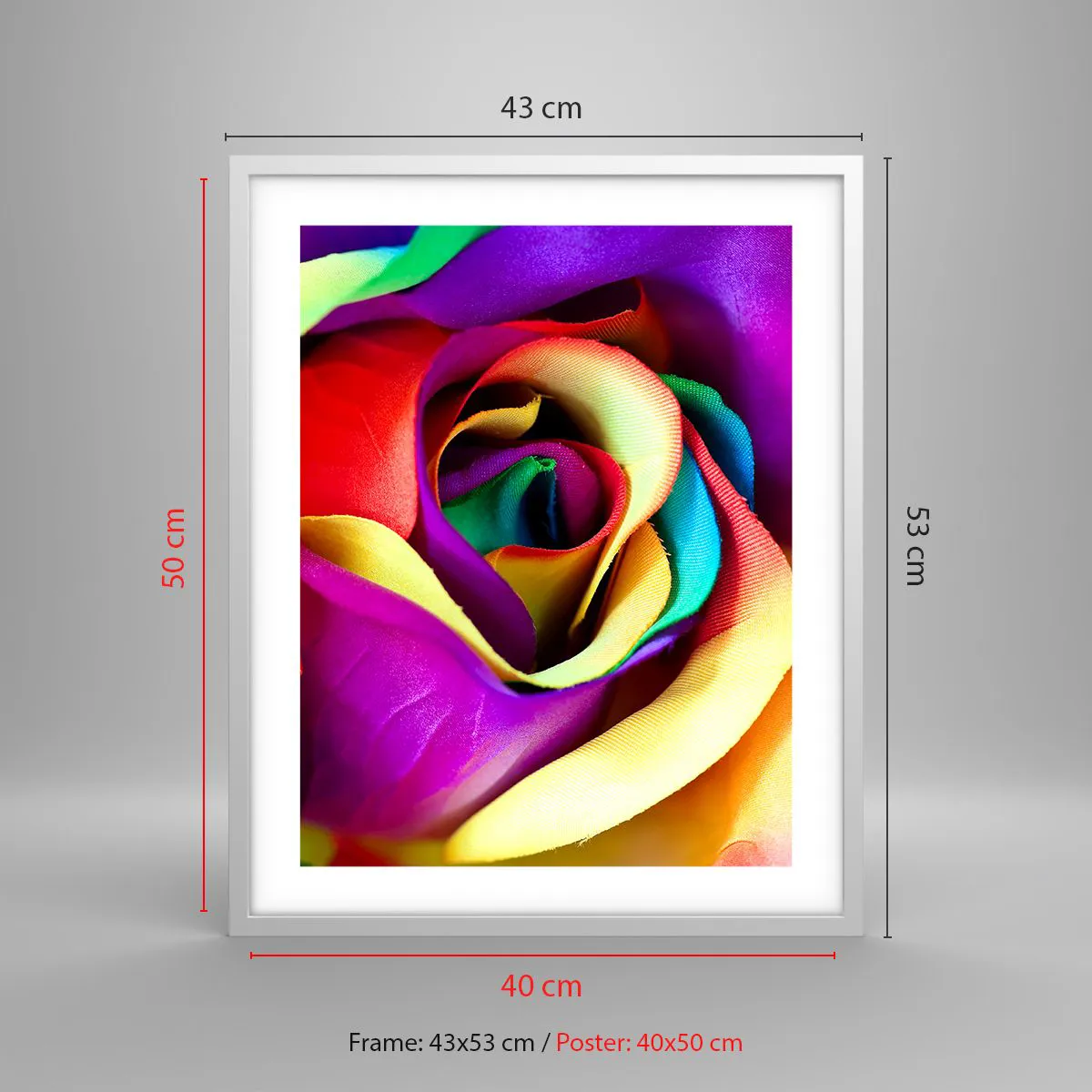 Plakát v bílém rámu - To není možné - 40x50 cm