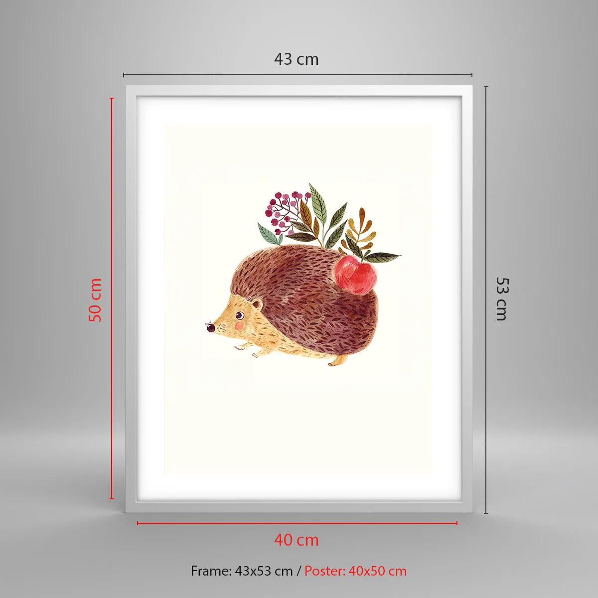 Poster in white frmae - And Now You Like Me! - 40x50 cm