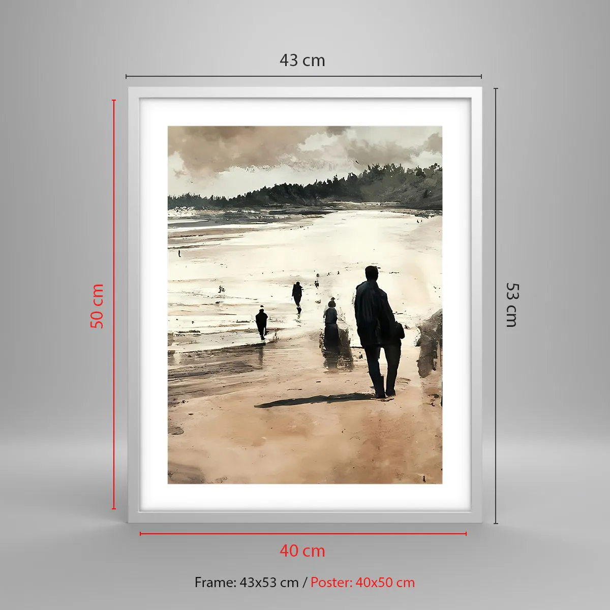 Plakát v bílém rámu - Vyvolaní - 40x50 cm