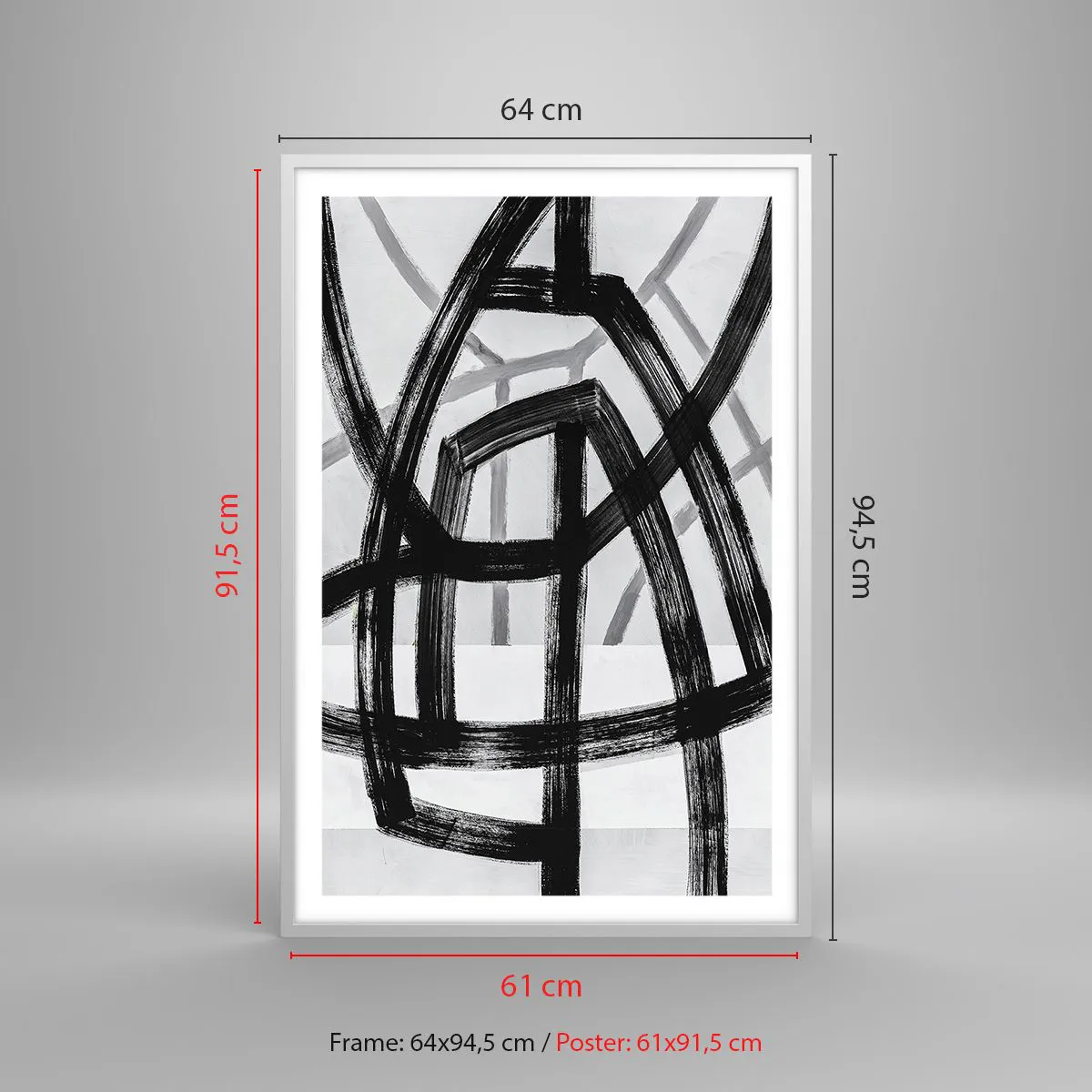 Affisch i vit ram - Att skapa djupet - 61x91 cm