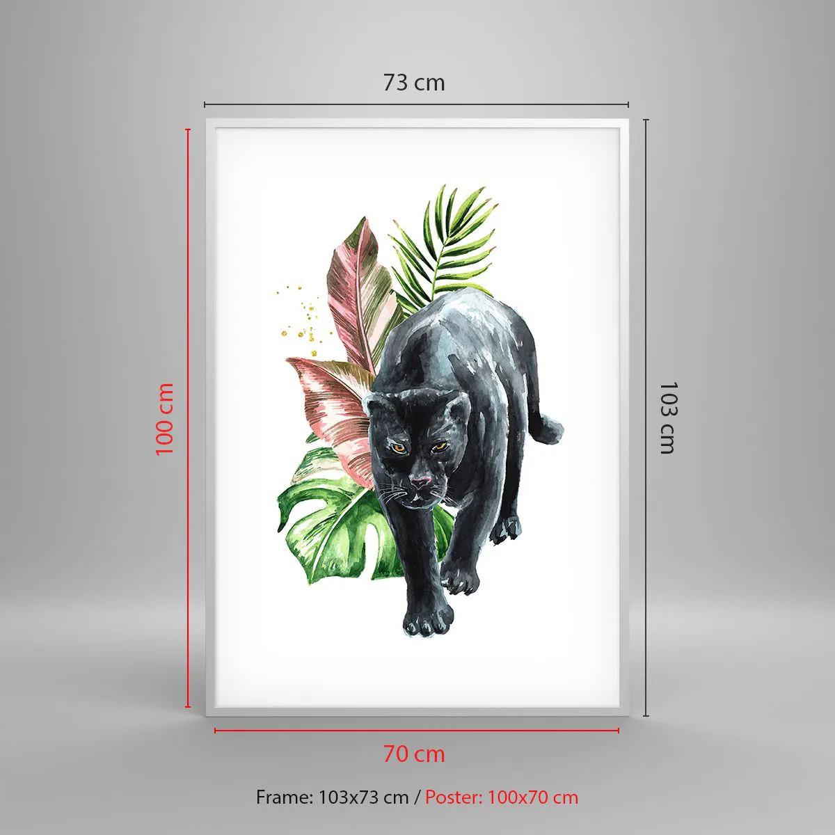 Poszter fekete keretben - A szív vadsága - 70x100 cm