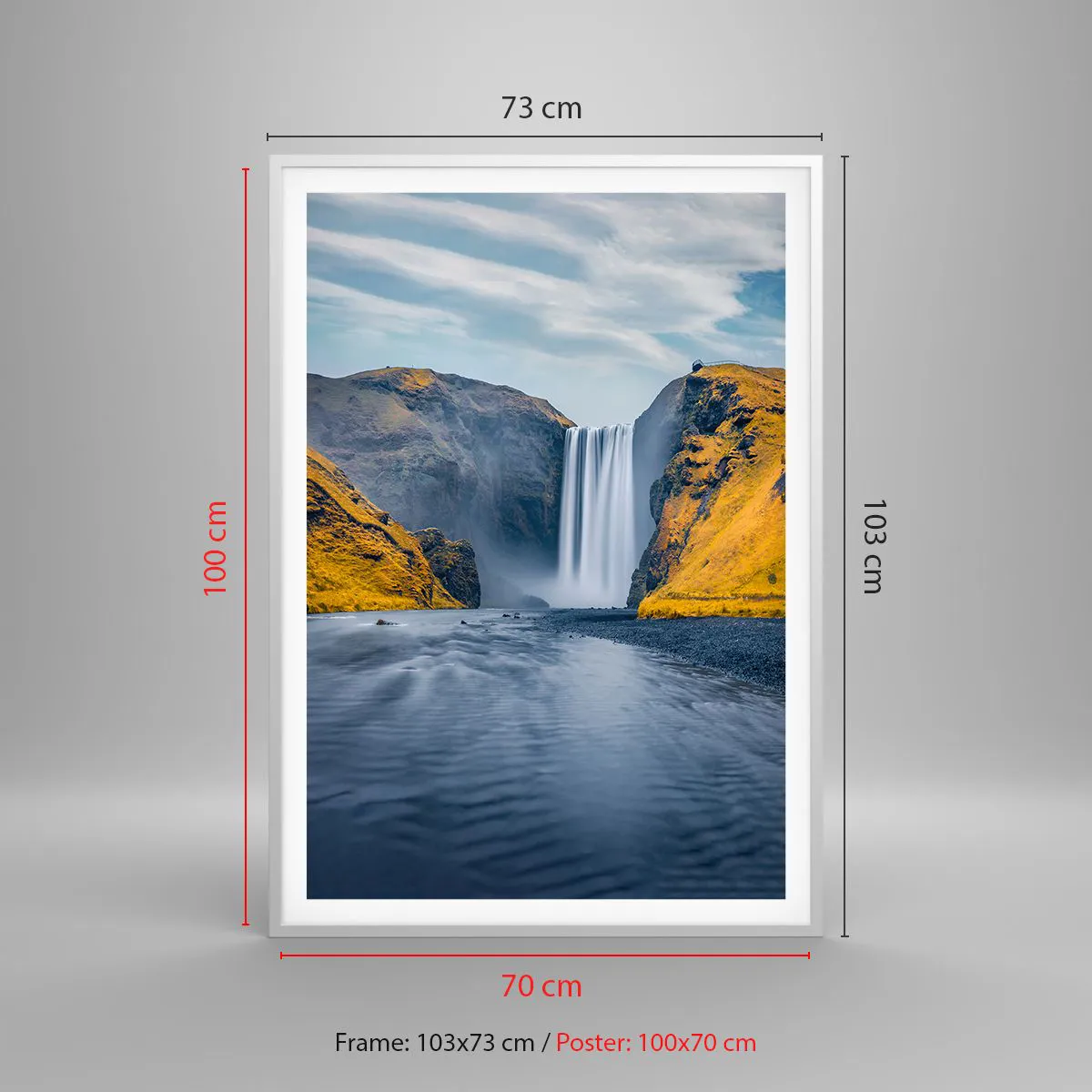 Plagát v bielom ráme - Večné trvanie, večný pohyb - 70x100 cm